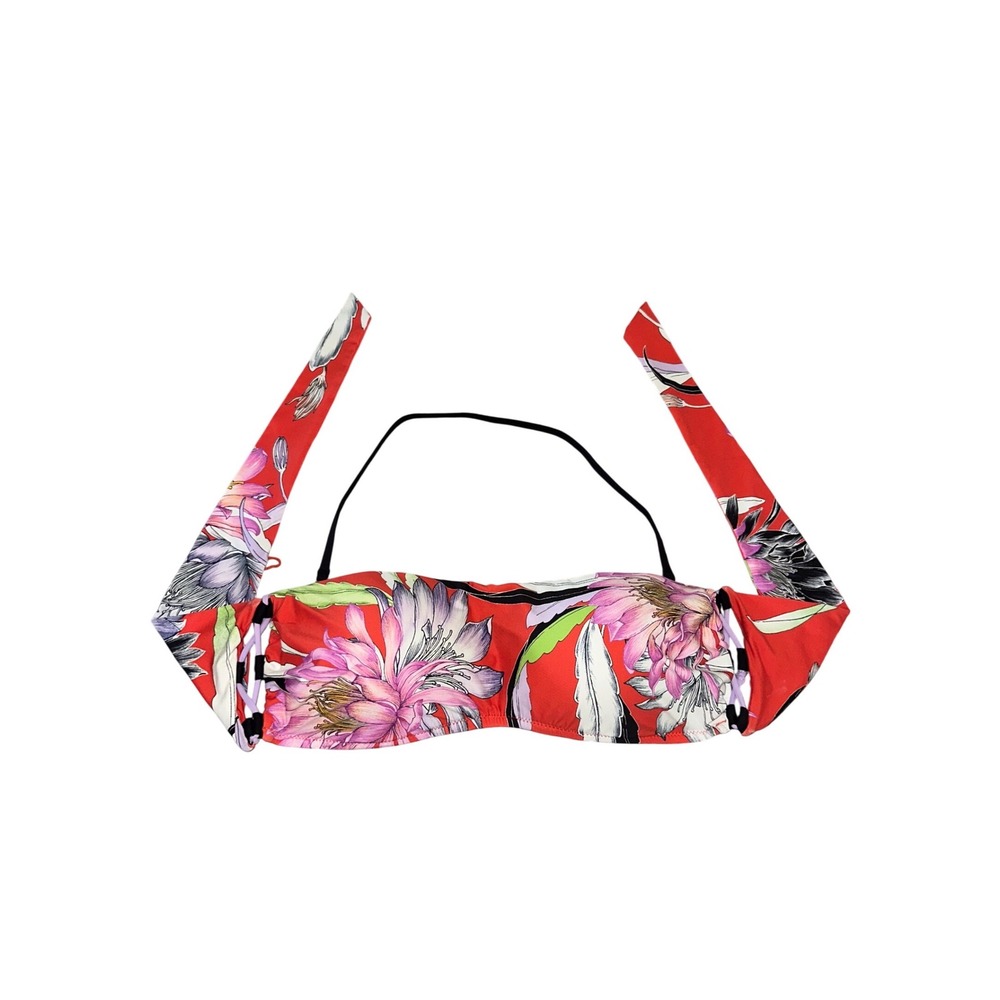 Trina Turk Bikini Top 'Shangri La' Floral Print Size 10